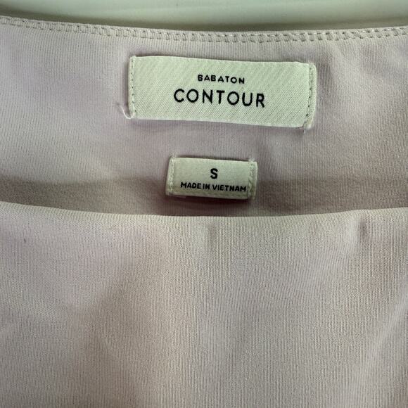 Aritzia Babaton Light Pink Contour Thong Bodysuit Size Small - Picture 3 of 5